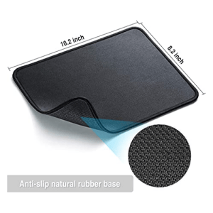 Image of Black Rubber Mouse Pad